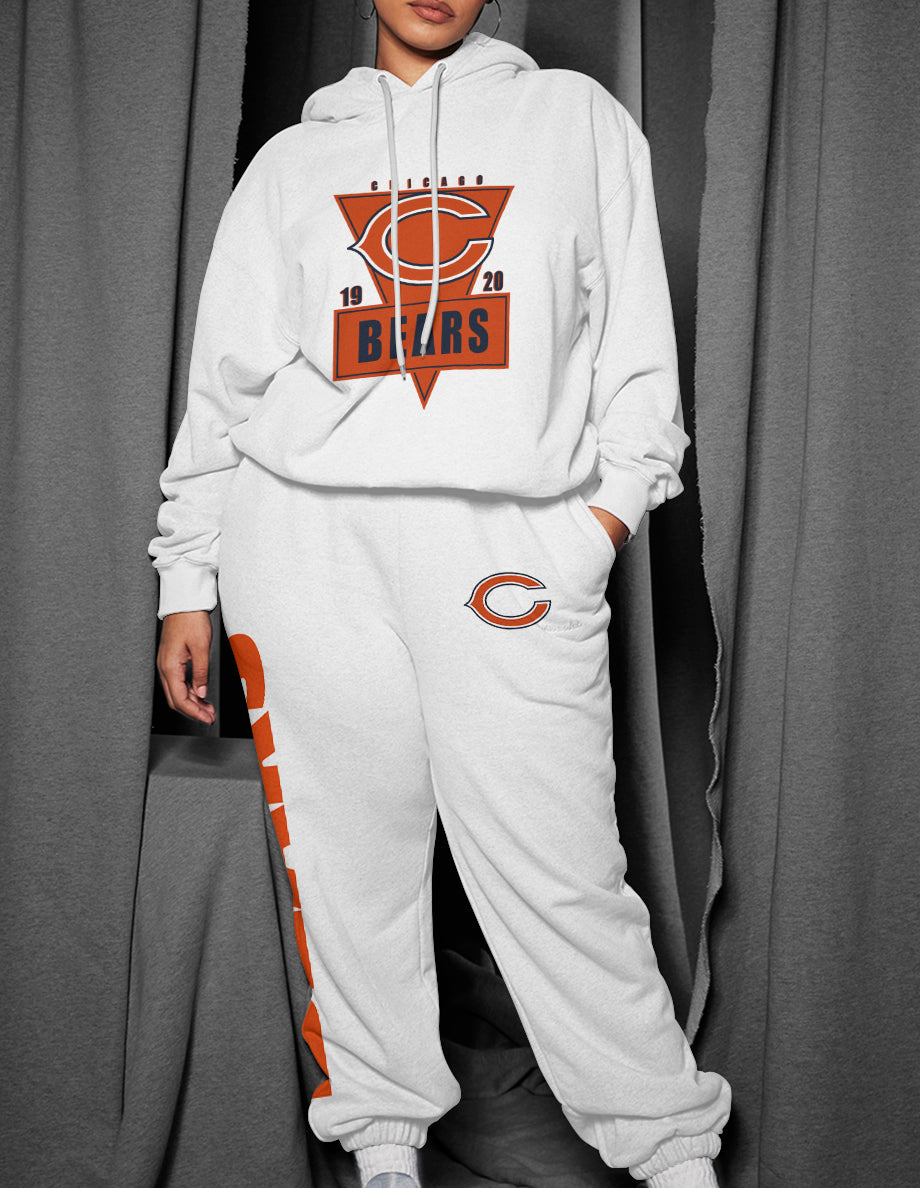 Chicago Bears 3D Printed Pullover Hoodie And Sweatpant 2pcs Tracksuits
