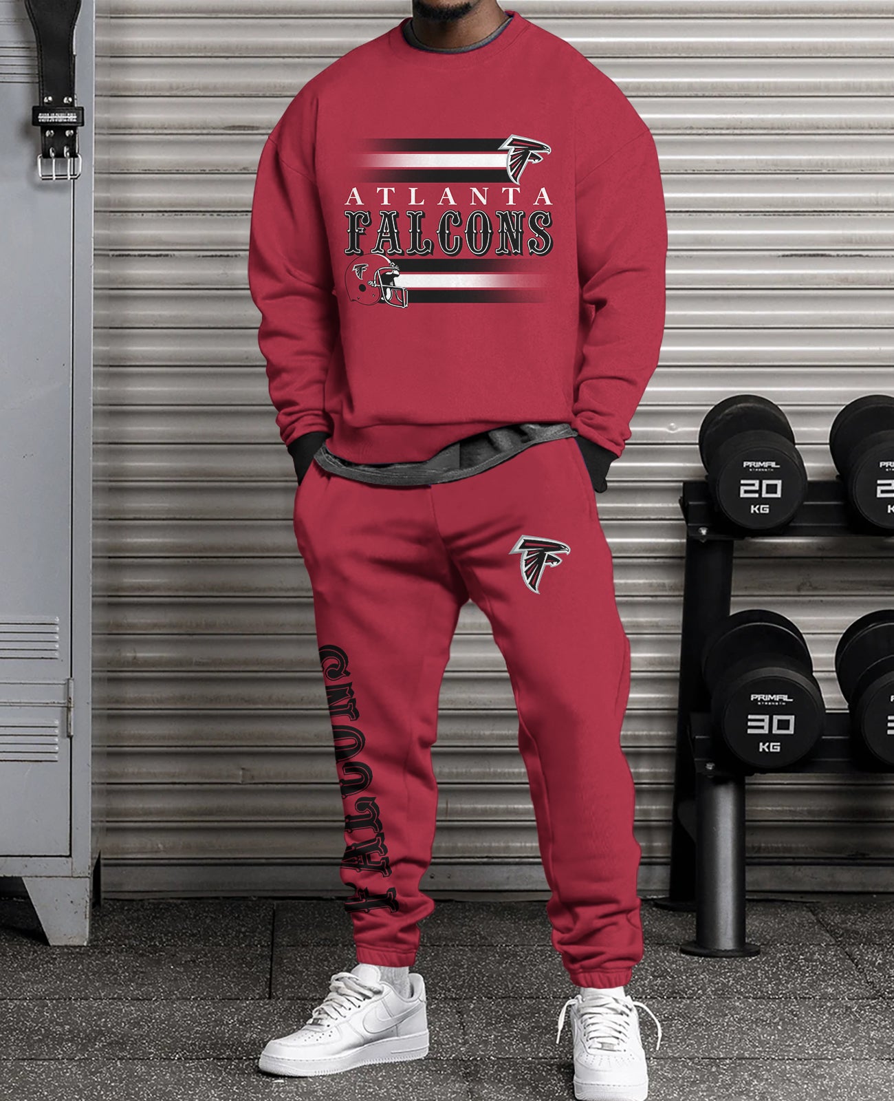 Atlanta Falcons 3D sweatsuit and sweatpants 2 piece outfits