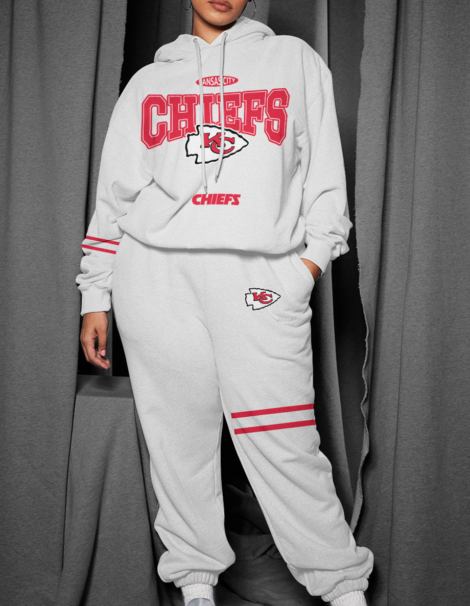 Kansas City Chiefs 3D Printed Pullover Hoodie And Sweatpant 2pcs Tracksuits