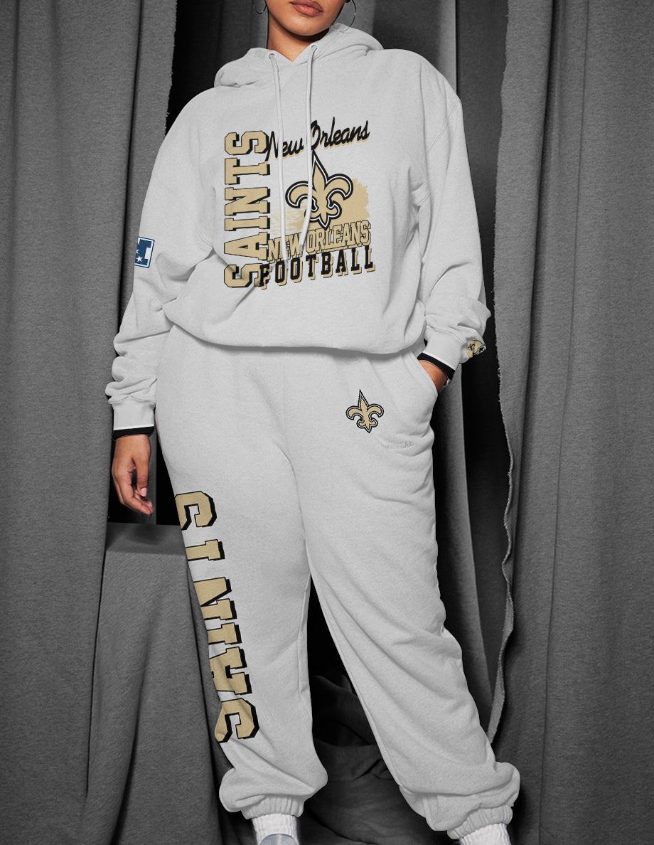 New Orleans Saints 3D Printed Pullover Hoodie And Sweatpant 2pcs Tracksuits