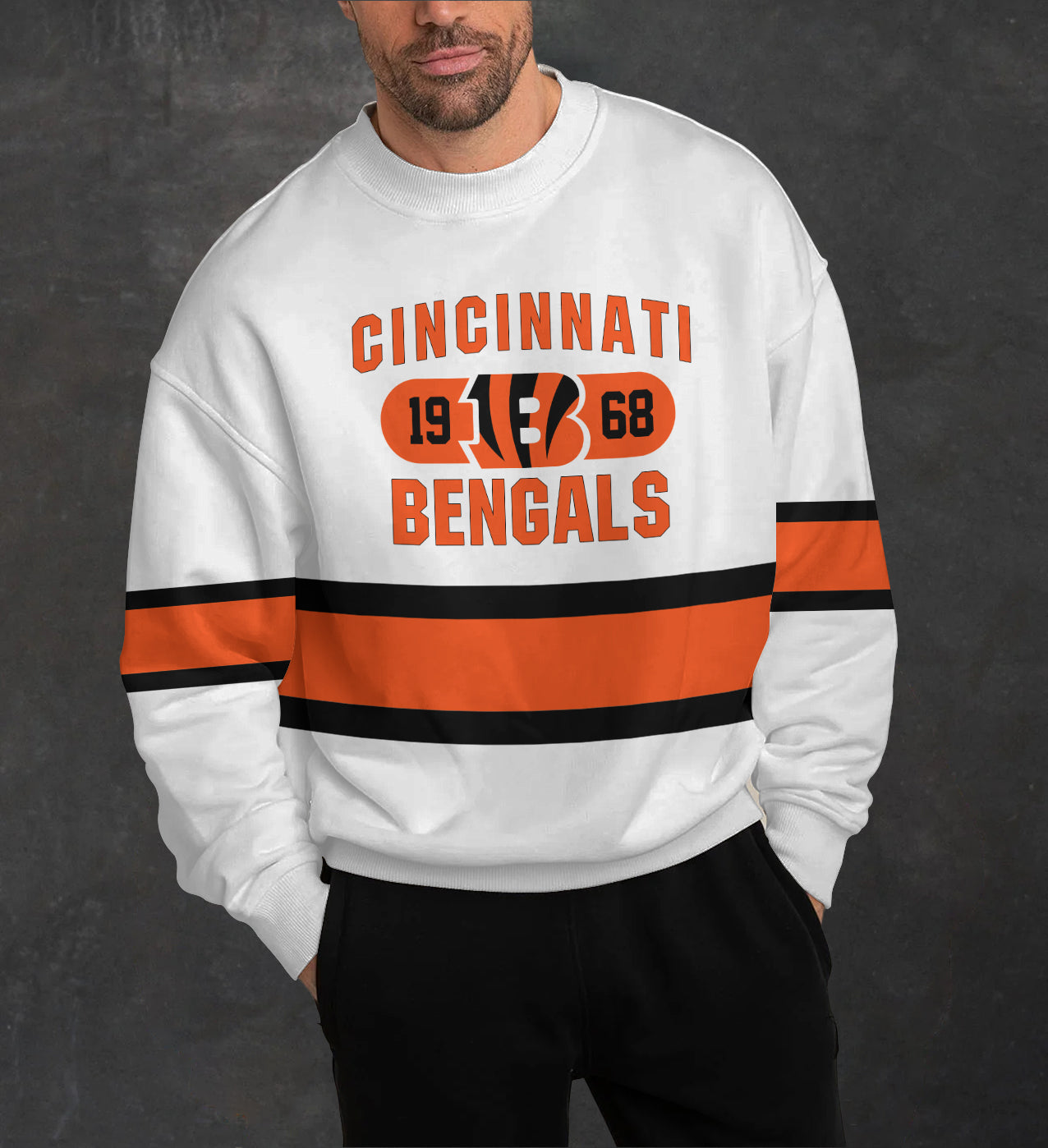 Cincinnati Bengals 3D Limited Edition Crew Neck sweatshirt