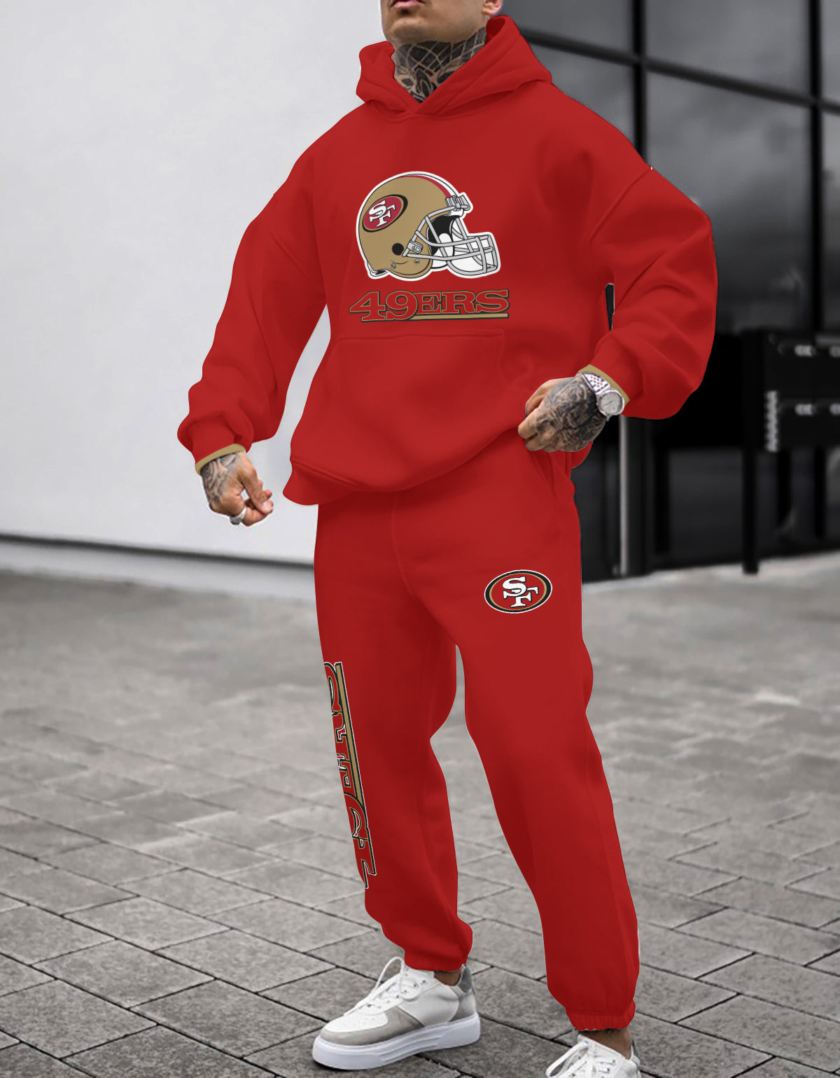 San Francisco 49ers 3D Printed Pullover Hoodie And Sweatpant 2pcs Tracksuits