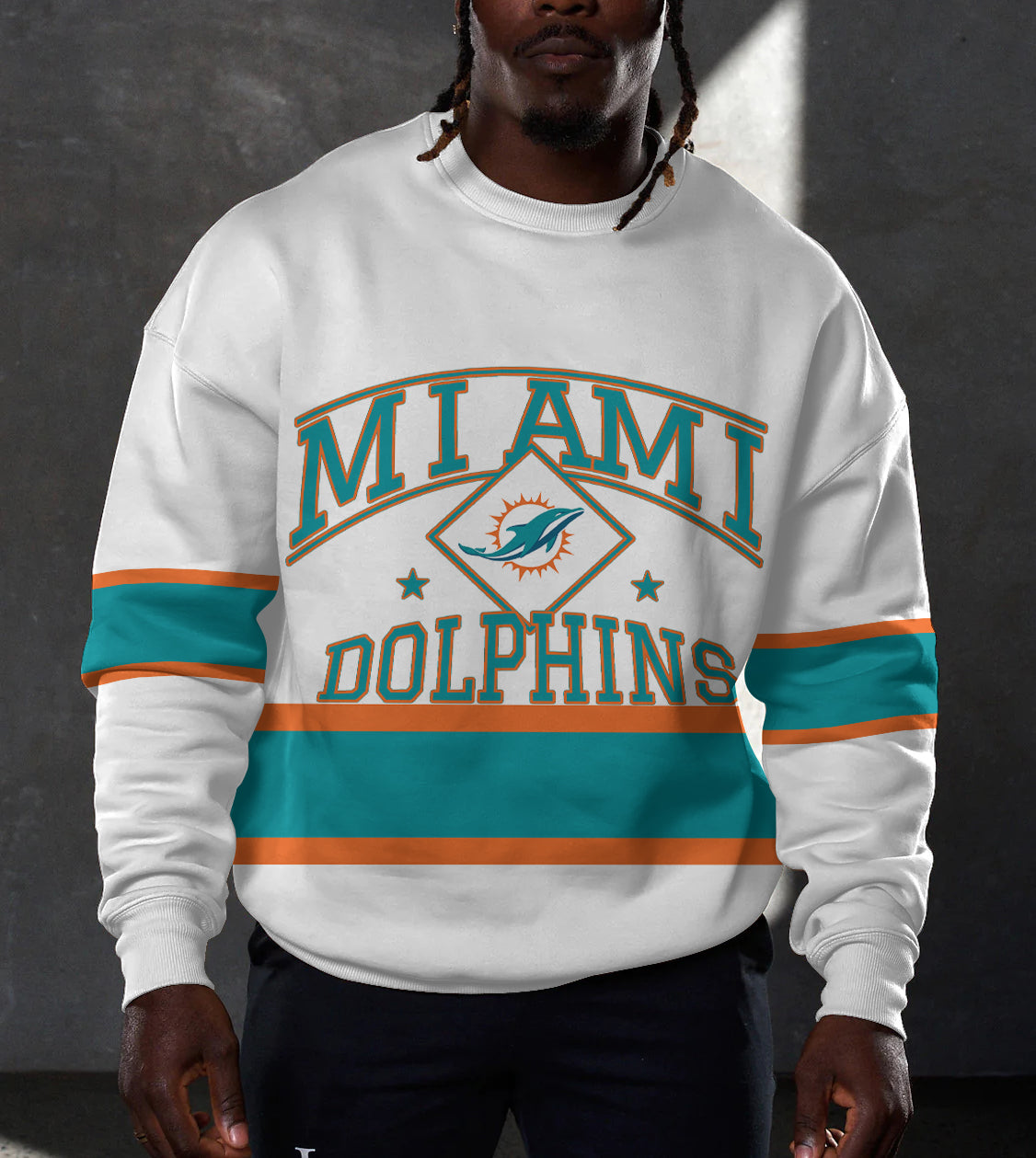 Miami Dolphins 3D Limited Edition Crew Neck sweatshirt