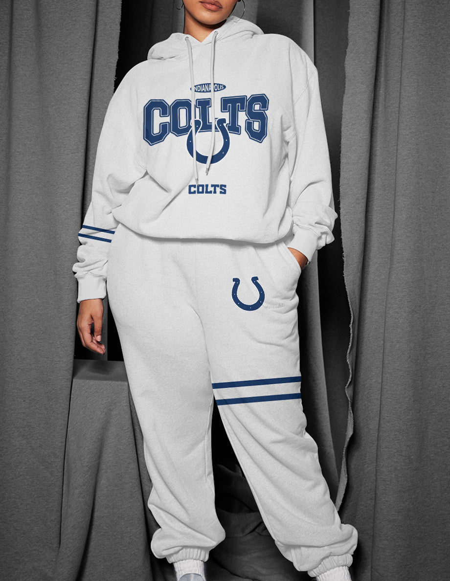 Indianapolis Colts 3D Printed Pullover Hoodie And Sweatpant 2pcs Tracksuits