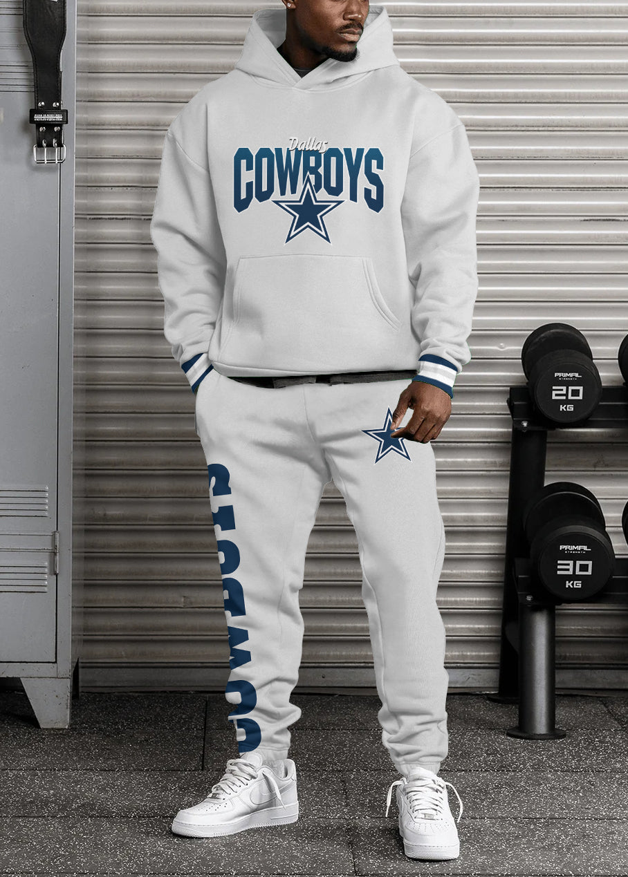 Dallas Cowboys 3D Printed Pullover Hoodie And Sweatpant 2pcs Tracksuits