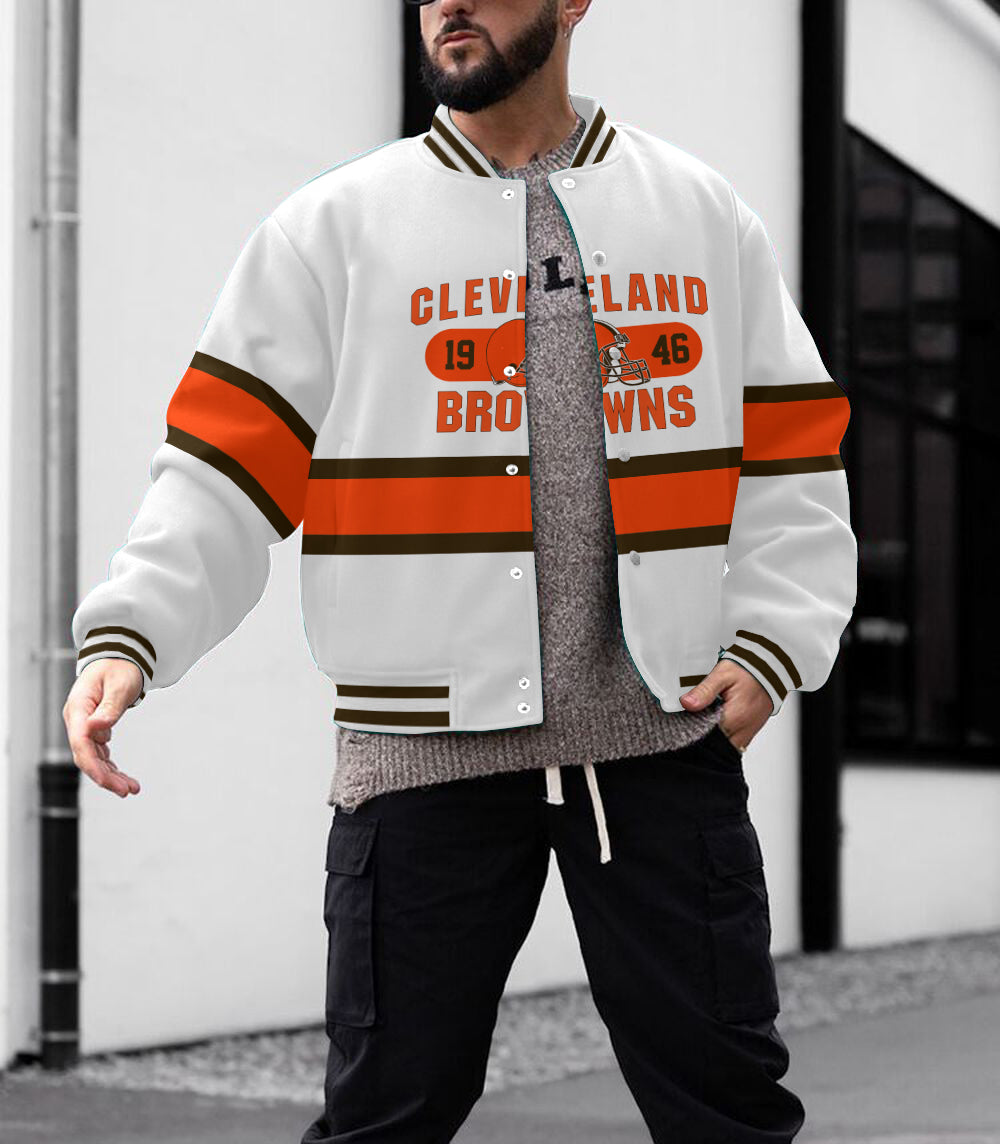 Cleveland Browns Men's Limited Edition Full-Snap Casual Jacket