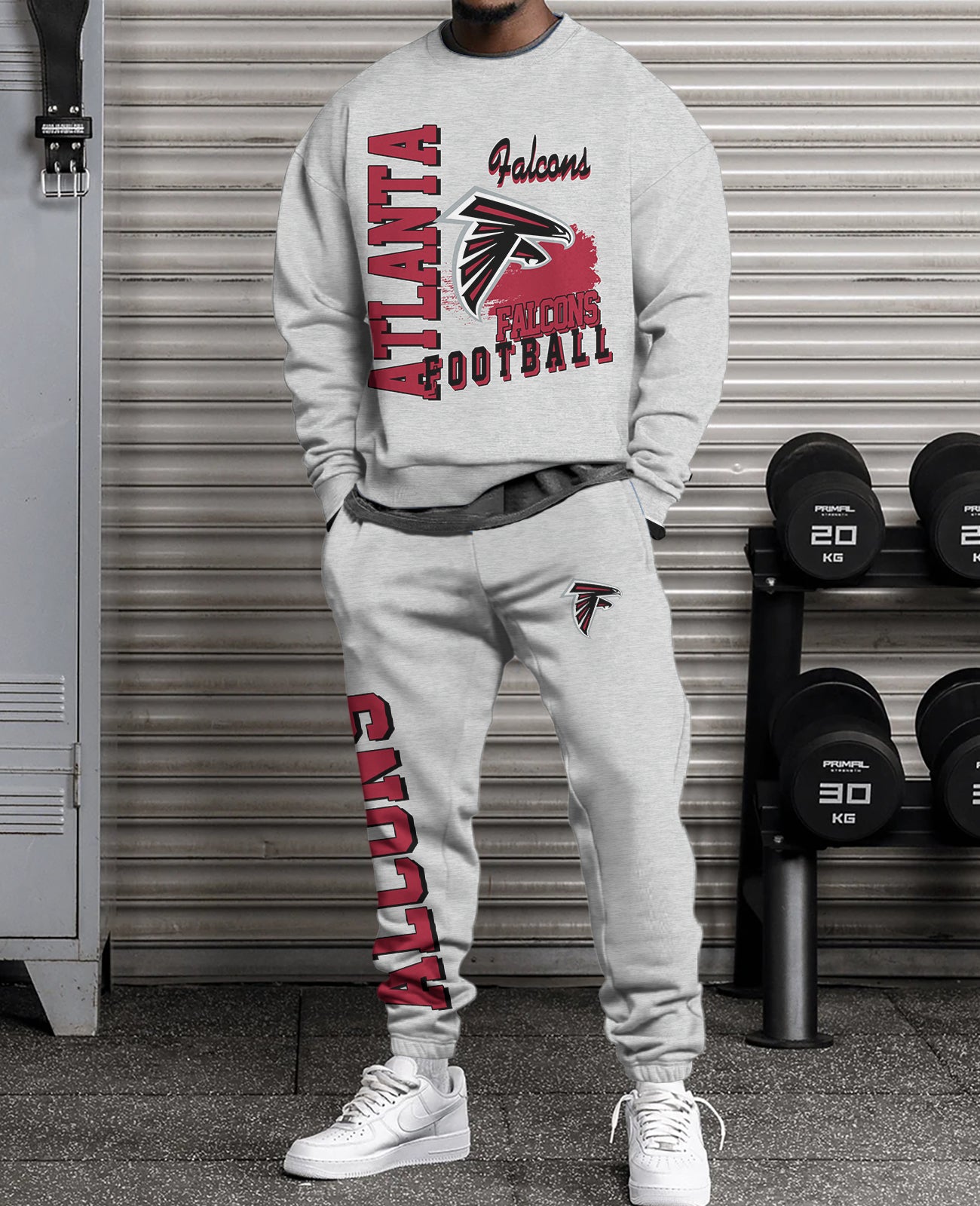 Atlanta Falcons 3D sweatsuit and sweatpants 2 piece outfits