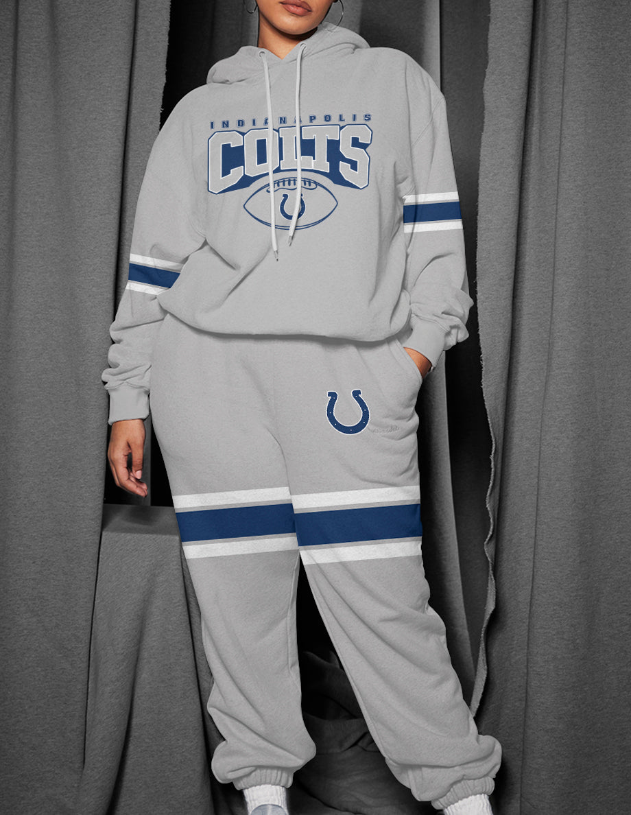 Indianapolis Colts 3D Printed Pullover Hoodie And Sweatpant 2pcs Tracksuits