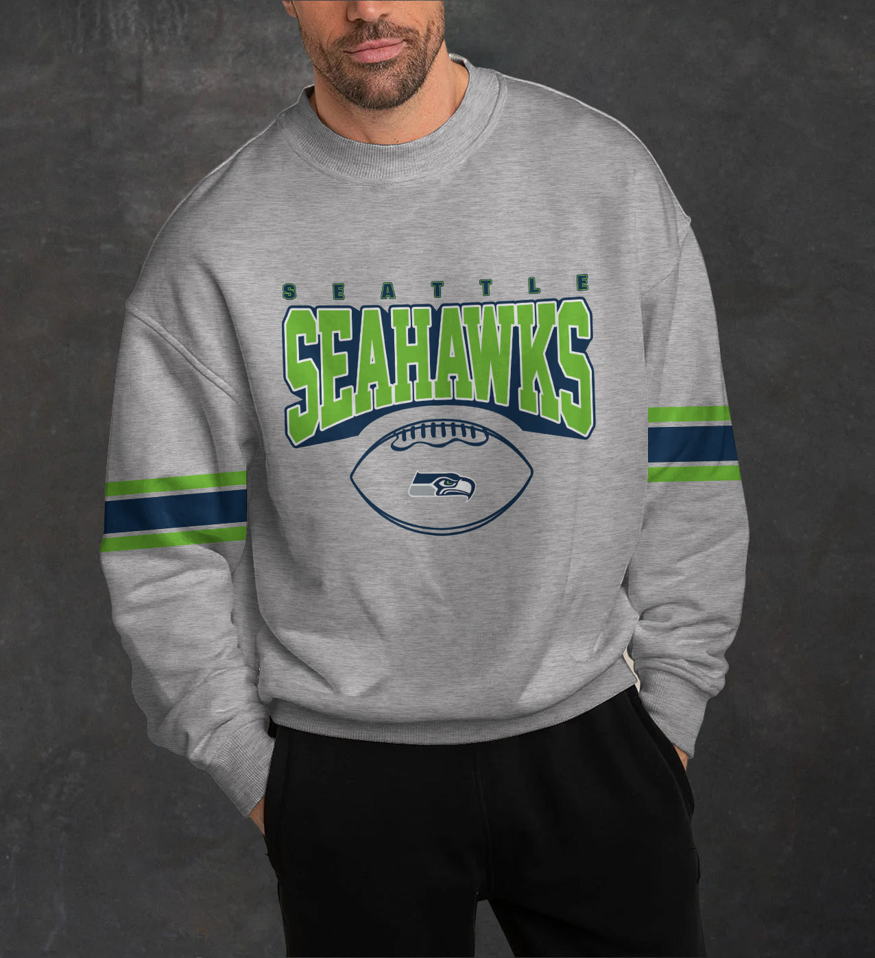 Seattle Seahawks 3D Limited Edition Crew Neck sweatshirt