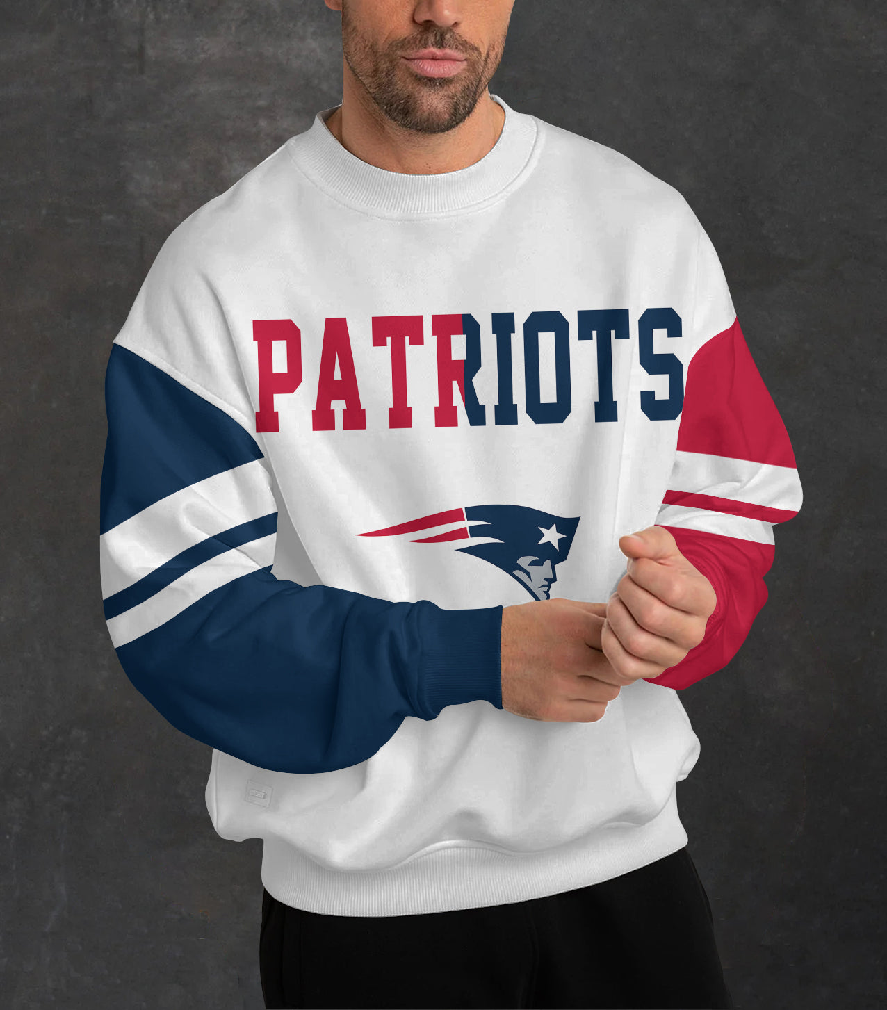New England Patriots 3D Limited Edition Crew Neck sweatshirt