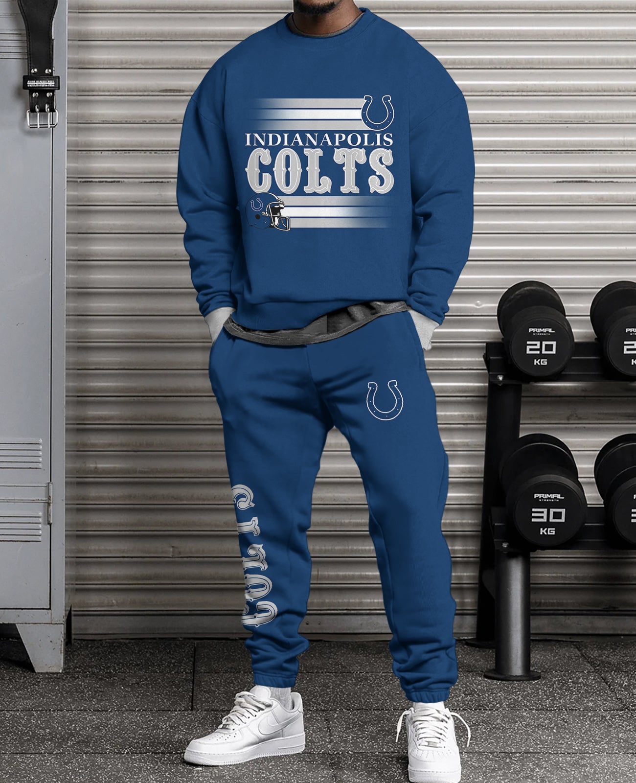 Indianapolis Colts 3D sweatsuit and sweatpants 2 piece outfits