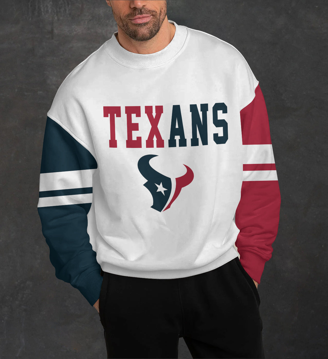 Houston Texans 3D Limited Edition Crew Neck sweatshirt