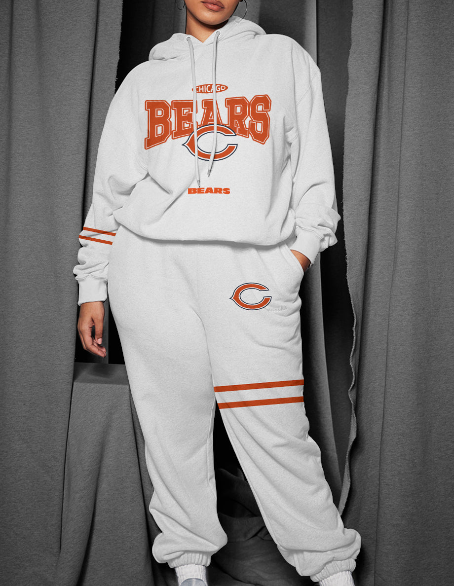 Chicago Bears 3D Printed Pullover Hoodie And Sweatpant 2pcs Tracksuits