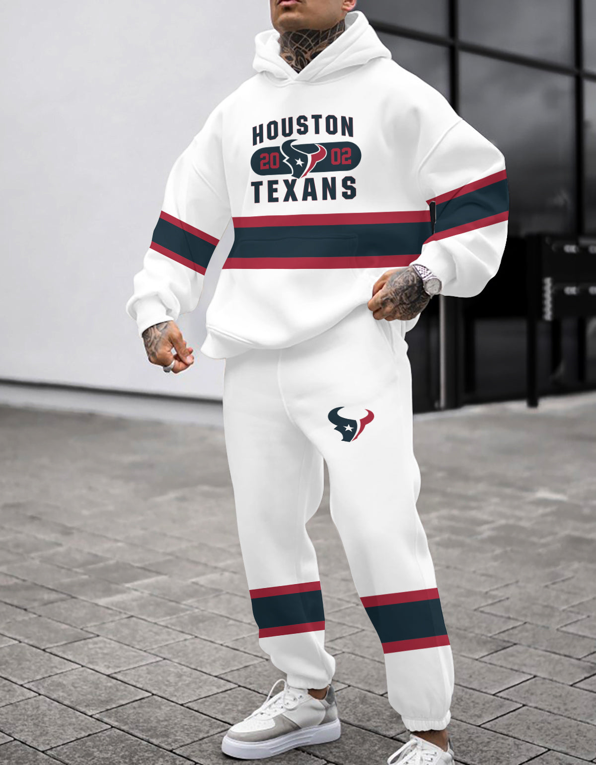 Houston Texans 3D Printed Pullover Hoodie And Sweatpant 2pcs Tracksuits
