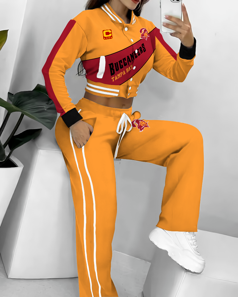 Tampa Bay Buccaneers 3D Printed Varsity Jacket Set