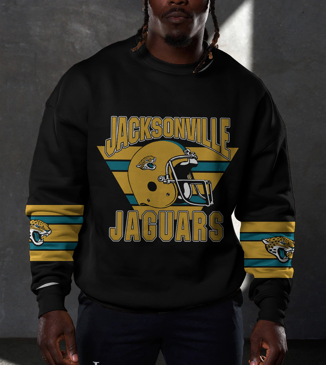 Jacksonville Jaguars 3D Limited Edition Crew Neck sweatshirt
