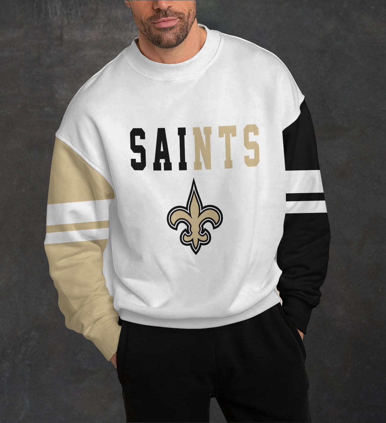 New Orleans Saints 3D Limited Edition Crew Neck sweatshirt