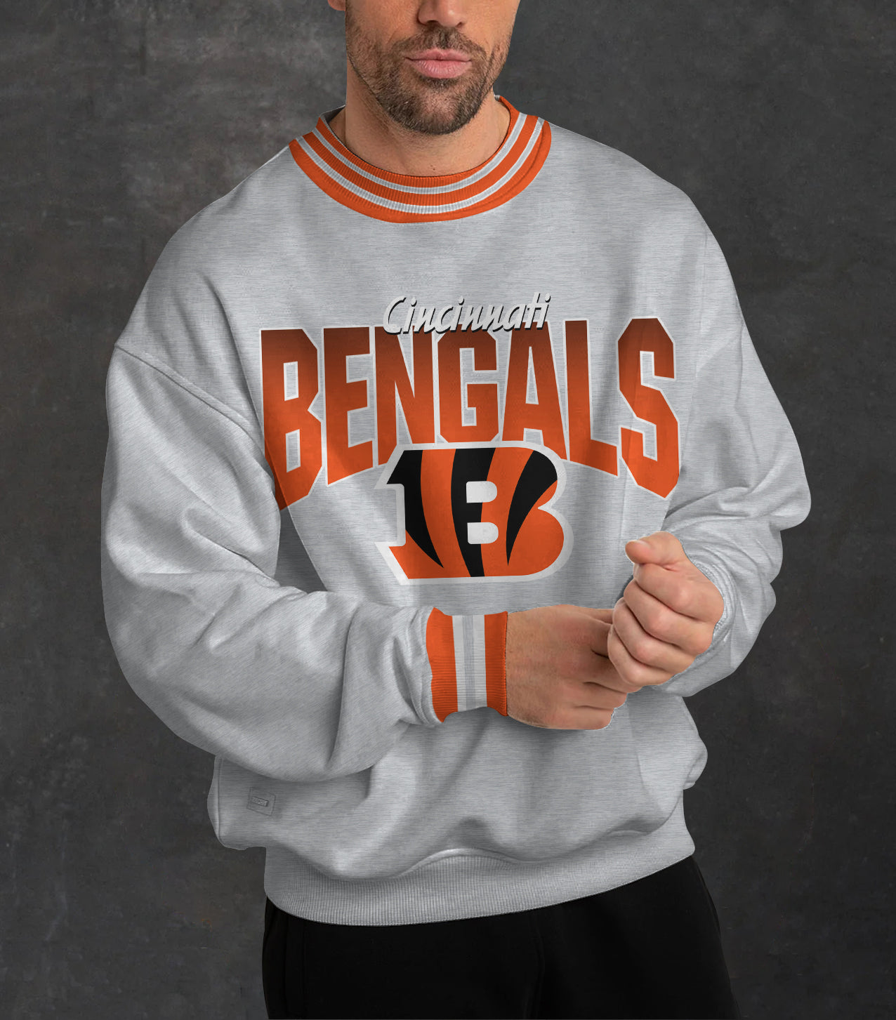 Cincinnati Bengals 3D Limited Edition Crew Neck sweatshirt