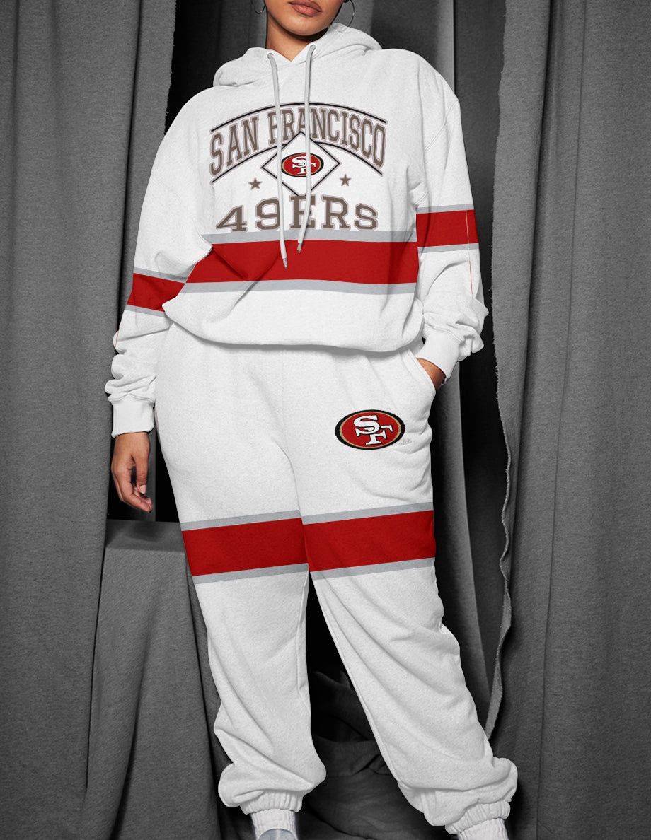 San Francisco 49ers 3D Printed Pullover Hoodie And Sweatpant 2pcs Tracksuits