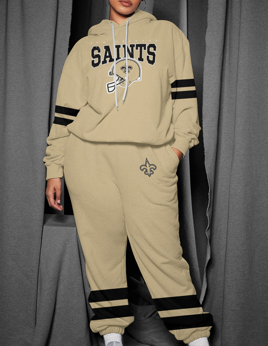 New Orleans Saints 3D Printed Pullover Hoodie And Sweatpant 2pcs Tracksuits