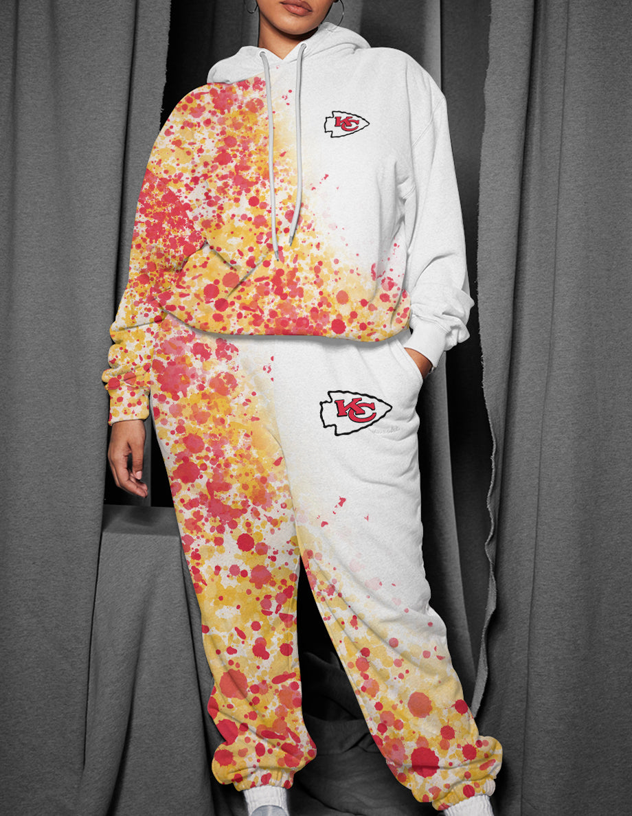 Kansas City Chiefs 3D Printed Pullover Hoodie And Sweatpant 2pcs Tracksuits