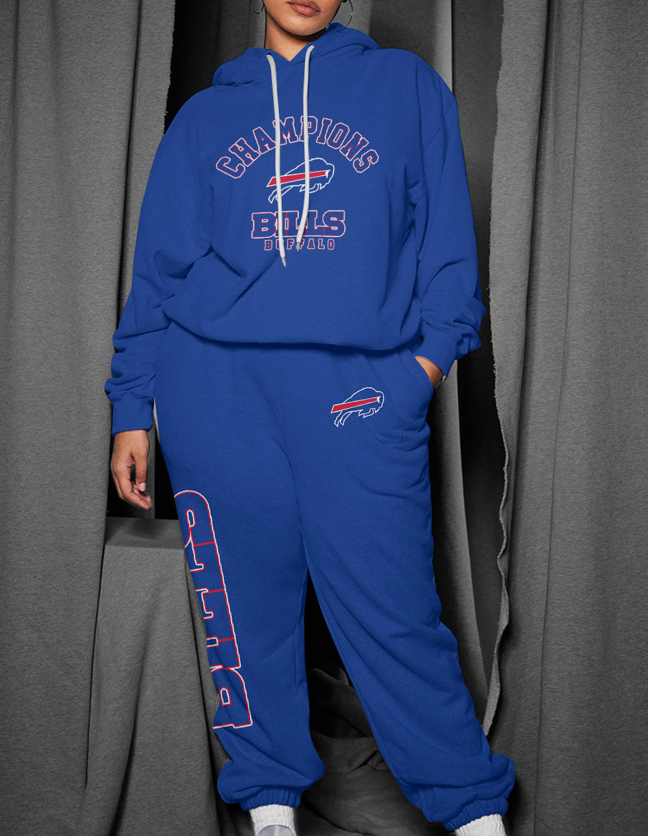 Buffalo Bills 3D Printed Pullover Hoodie And Sweatpant 2pcs Tracksuits