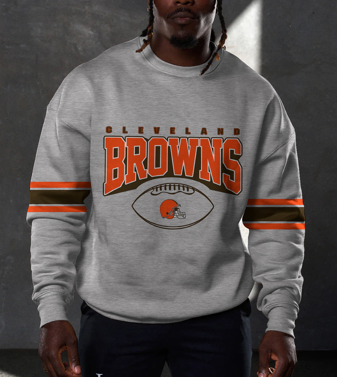 Cleveland Browns 3D Limited Edition Crew Neck sweatshirt