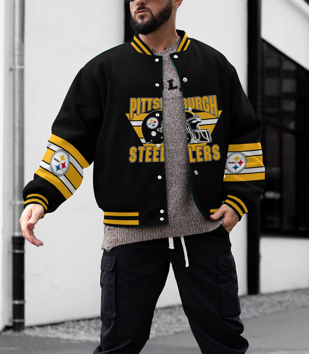 Pittsburgh Steelers Men's Limited Edition Full-Snap Casual Jacket