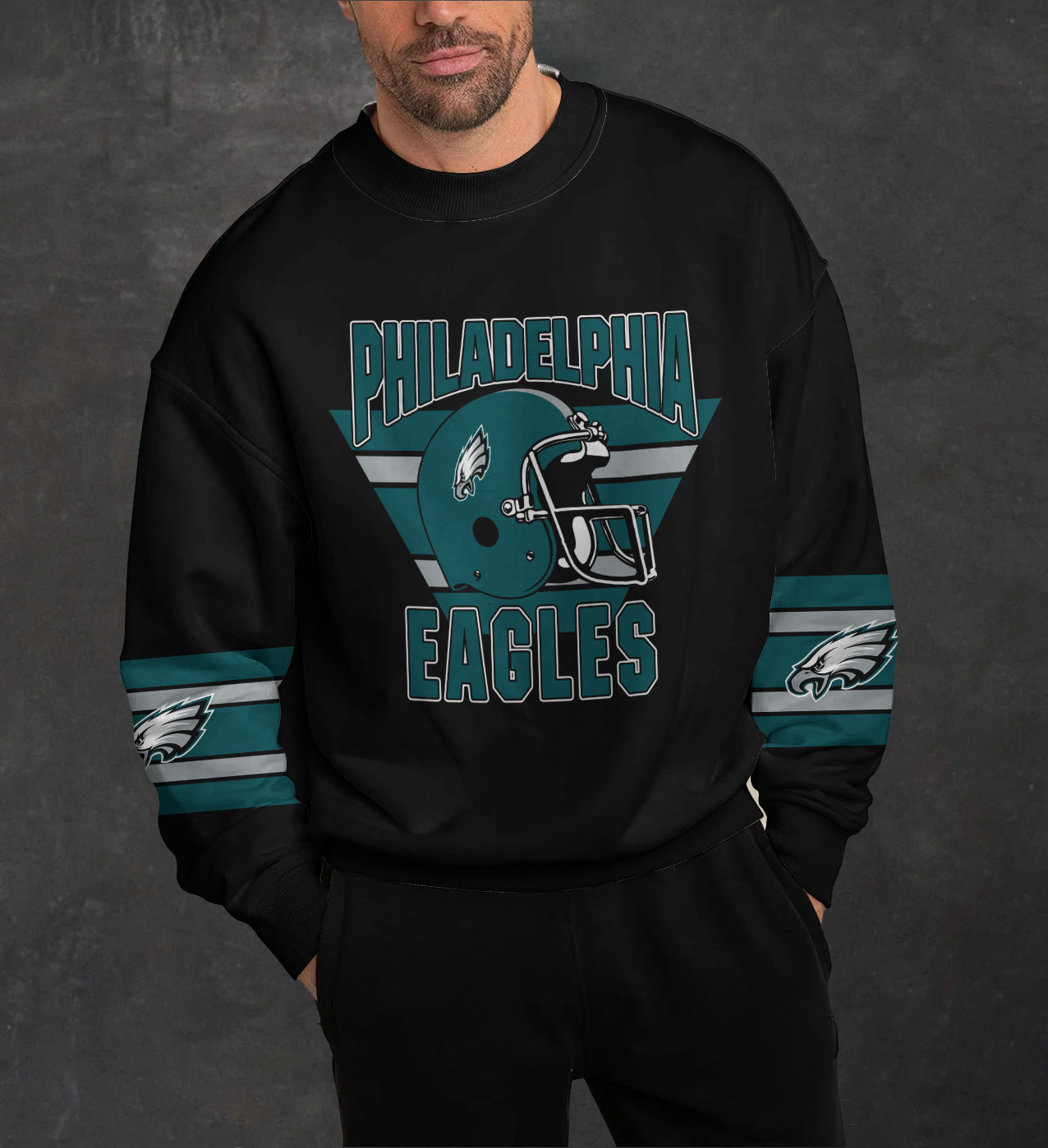 Philadelphia Eagles 3D Limited Edition Crew Neck sweatshirt