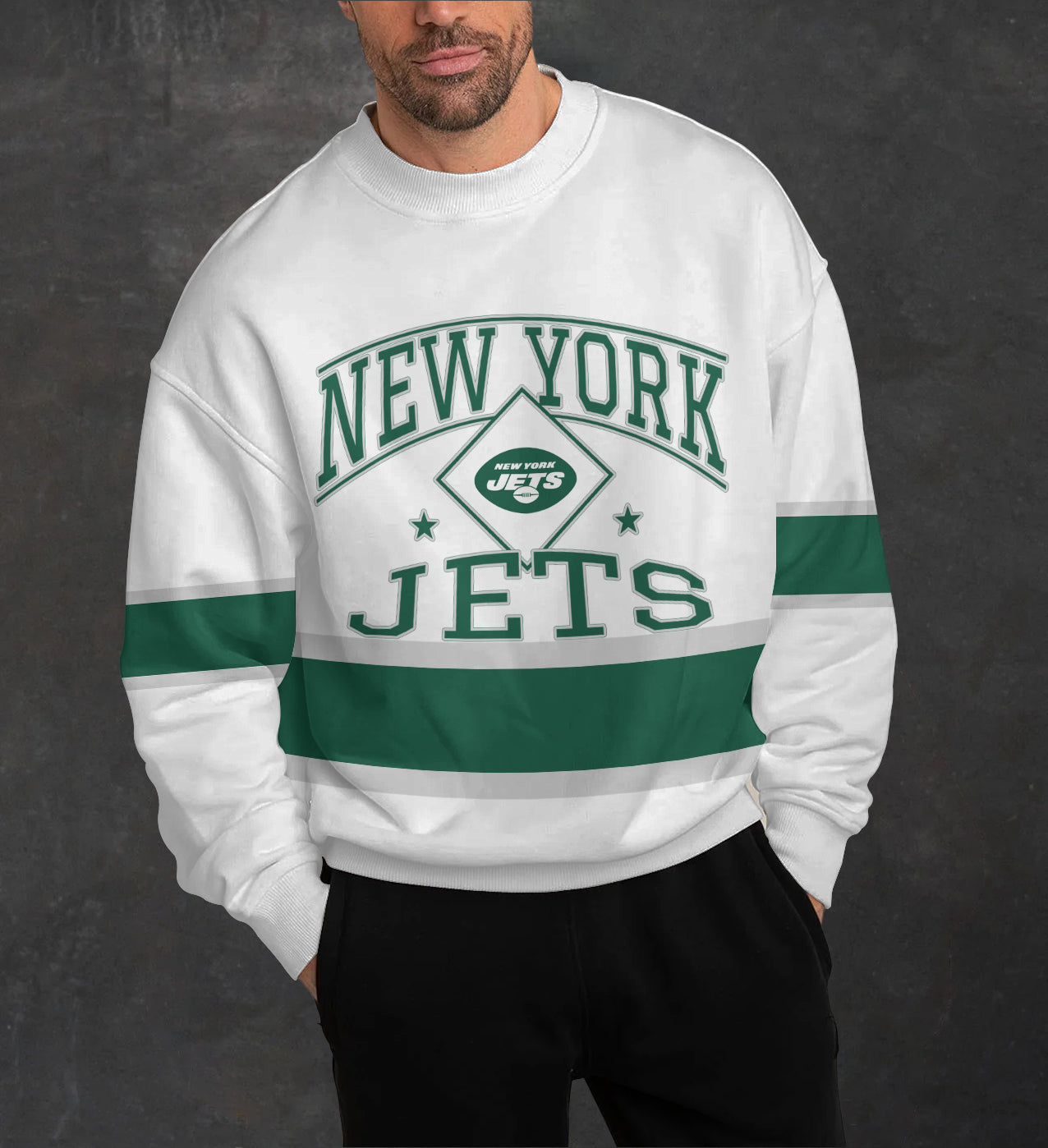 New York Jets 3D Limited Edition Crew Neck sweatshirt