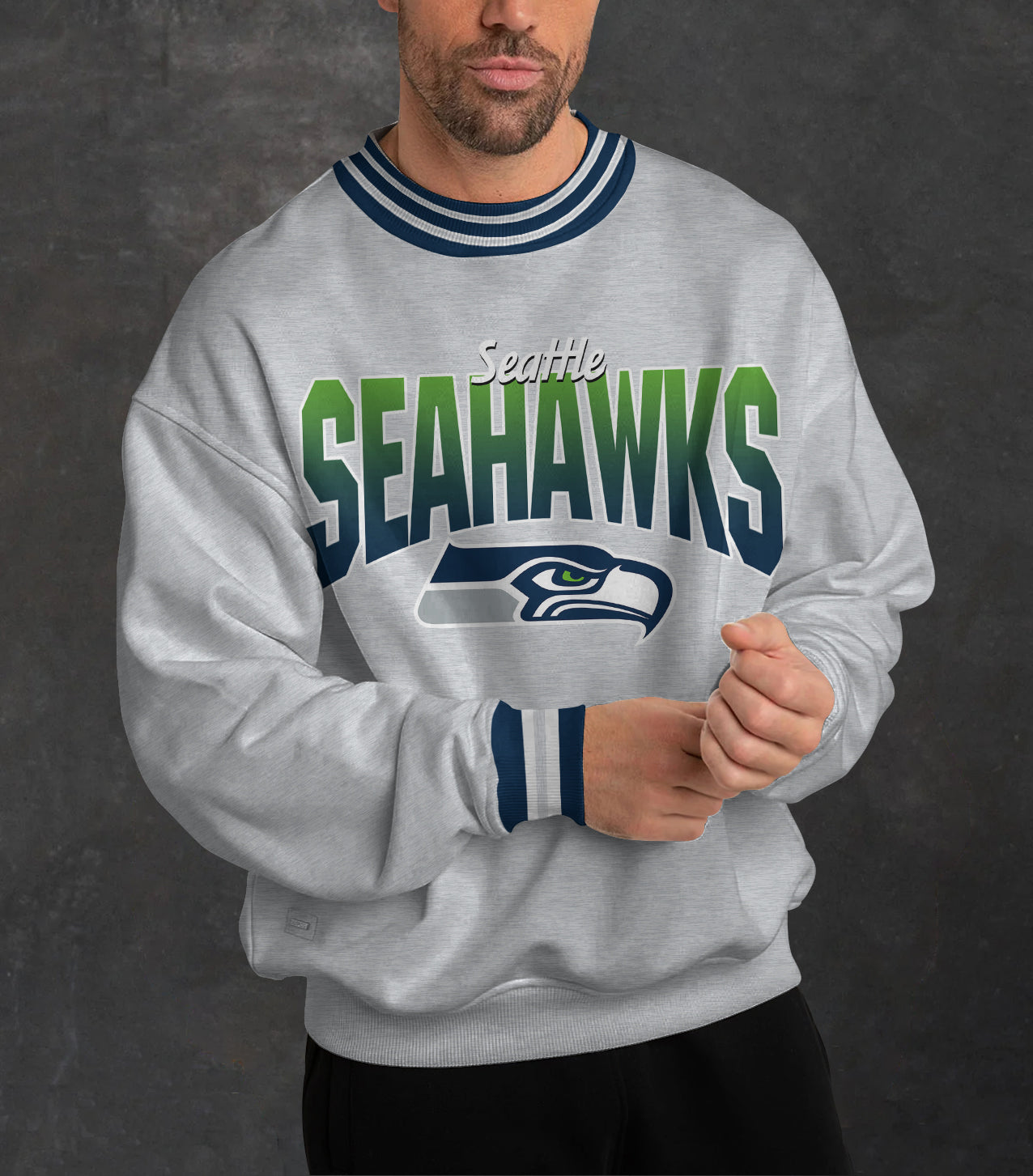 Seattle Seahawks 3D Limited Edition Crew Neck sweatshirt