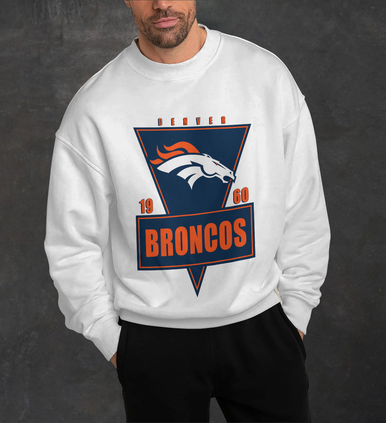 Denver Broncos 3D Limited Edition Crew Neck sweatshirt