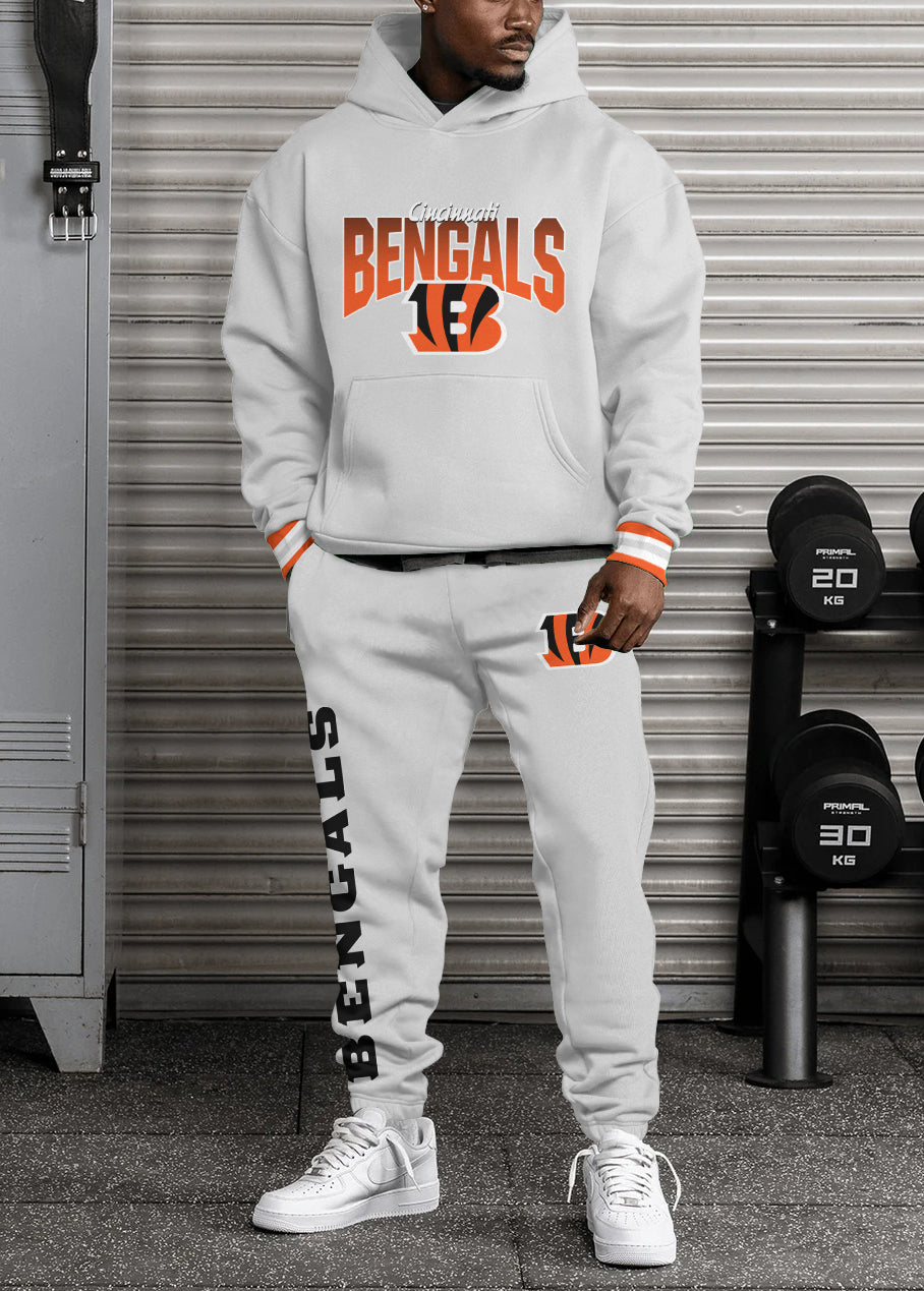 Cincinnati Bengals 3D Printed Pullover Hoodie And Sweatpant 2pcs Tracksuits