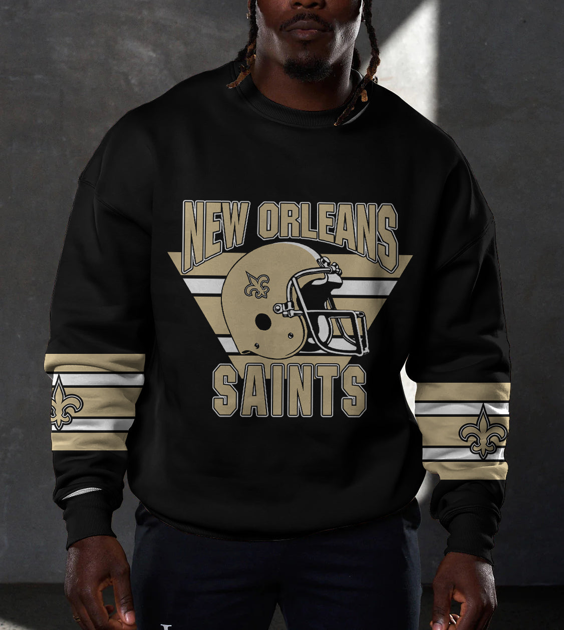 New Orleans Saints 3D Limited Edition Crew Neck sweatshirt