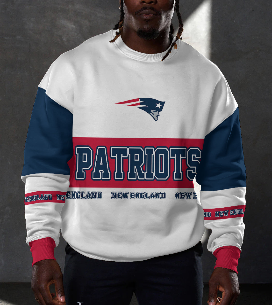 New England Patriots 3D Limited Edition Crew Neck sweatshirt
