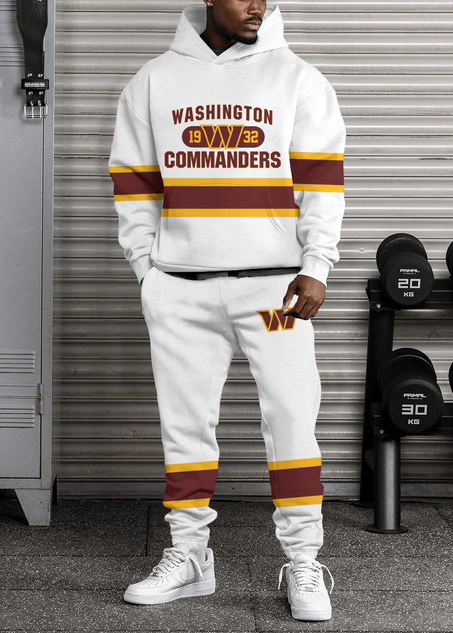 Washington Commanders 3D Printed Pullover Hoodie And Sweatpant 2pcs Tracksuits