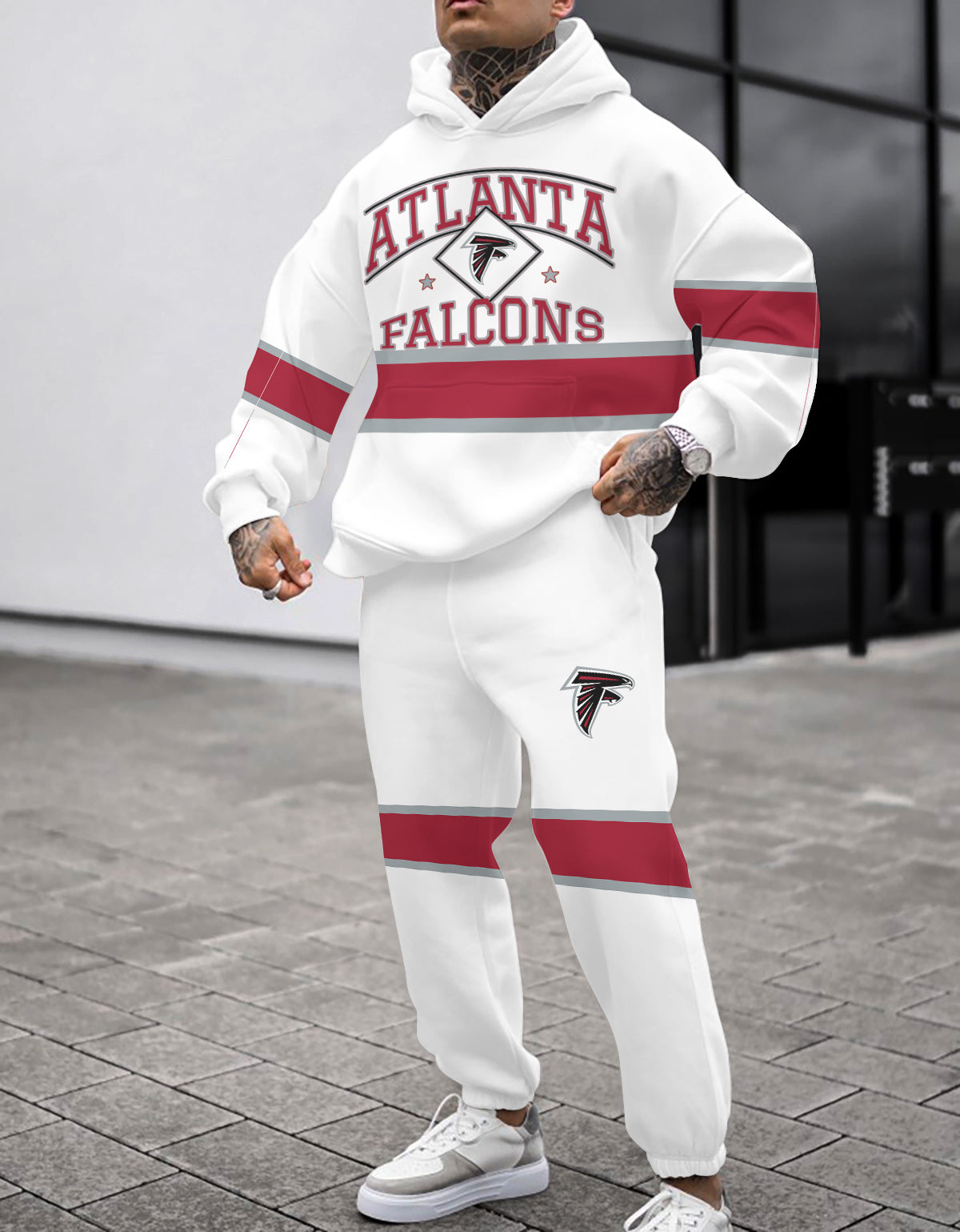 Atlanta Falcons 3D Printed Pullover Hoodie And Sweatpant 2pcs Tracksuits