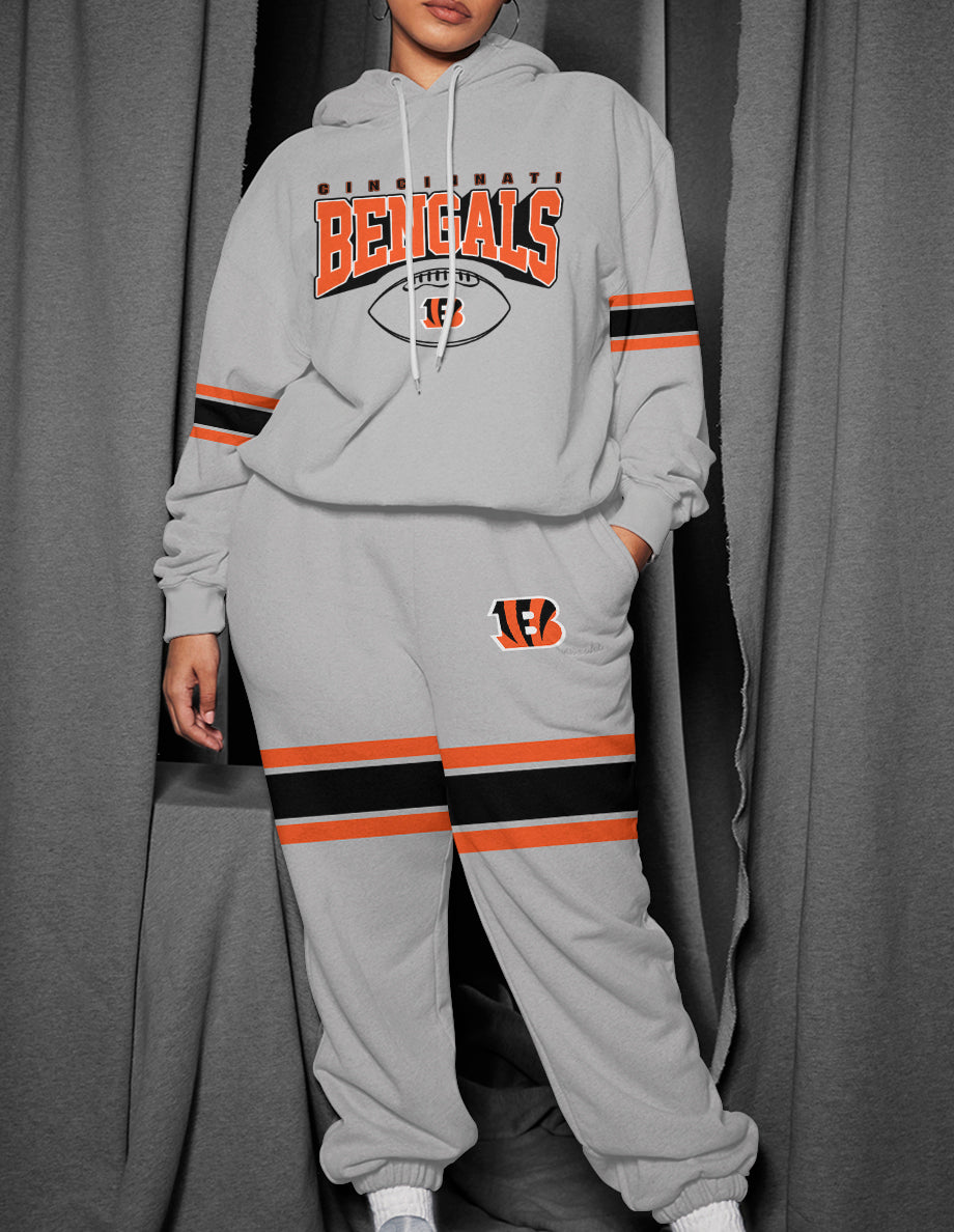 Cincinnati Bengals 3D Printed Pullover Hoodie And Sweatpant 2pcs Tracksuits