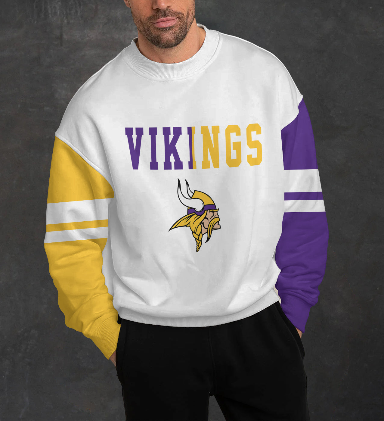 Minnesota Vikings 3D Limited Edition Crew Neck sweatshirt