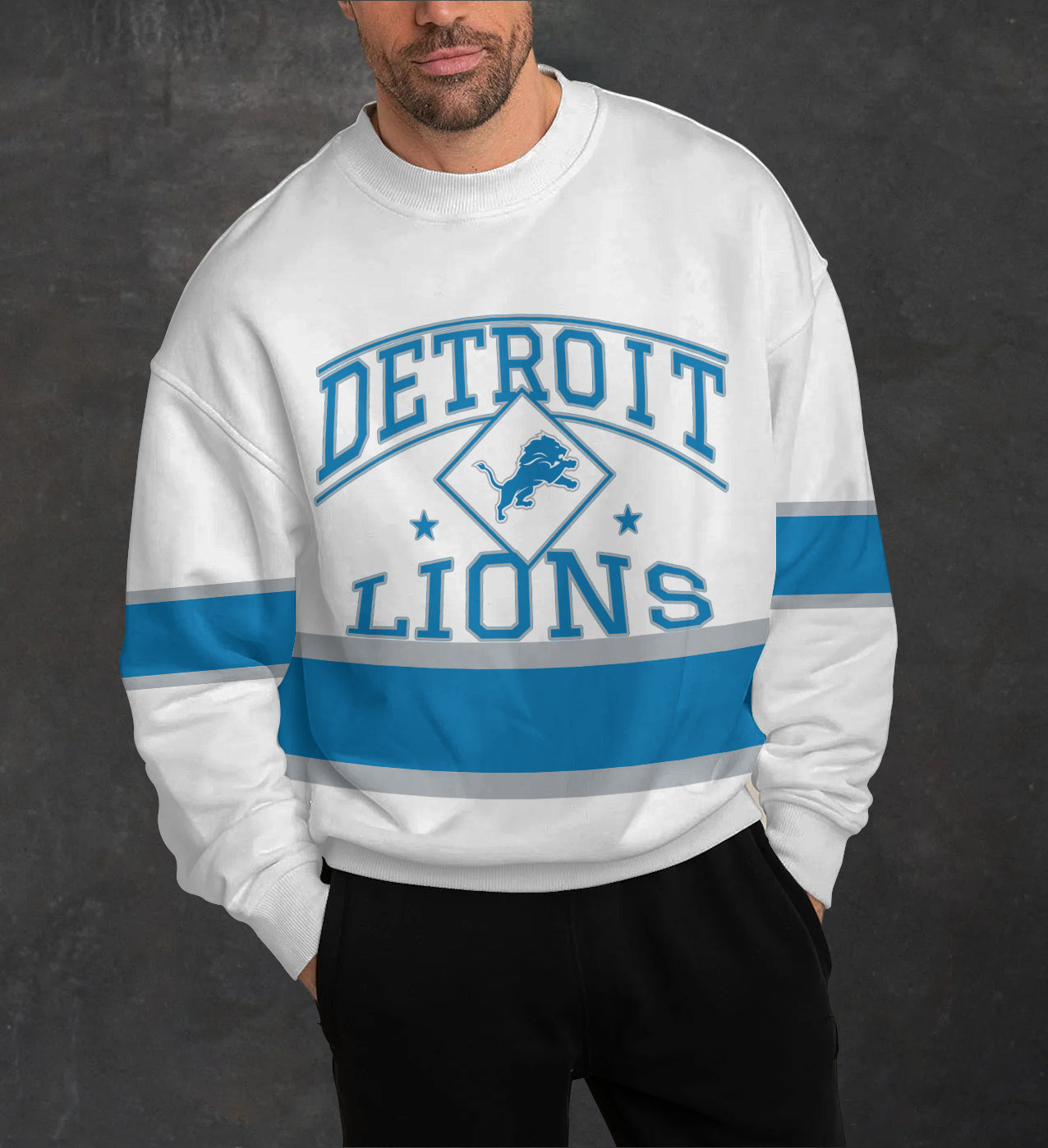Detroit Lions 3D Limited Edition Crew Neck sweatshirt