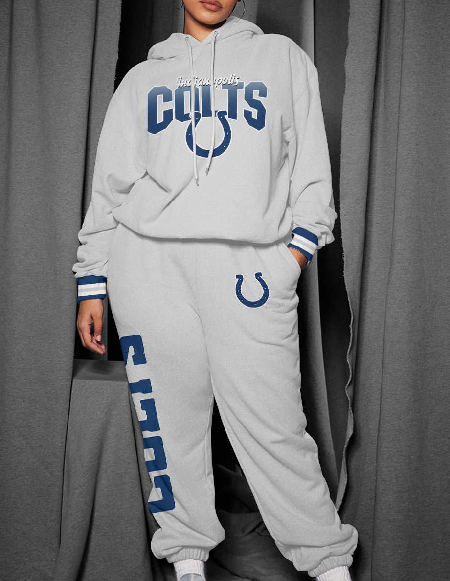 Indianapolis Colts 3D Printed Pullover Hoodie And Sweatpant 2pcs Tracksuits