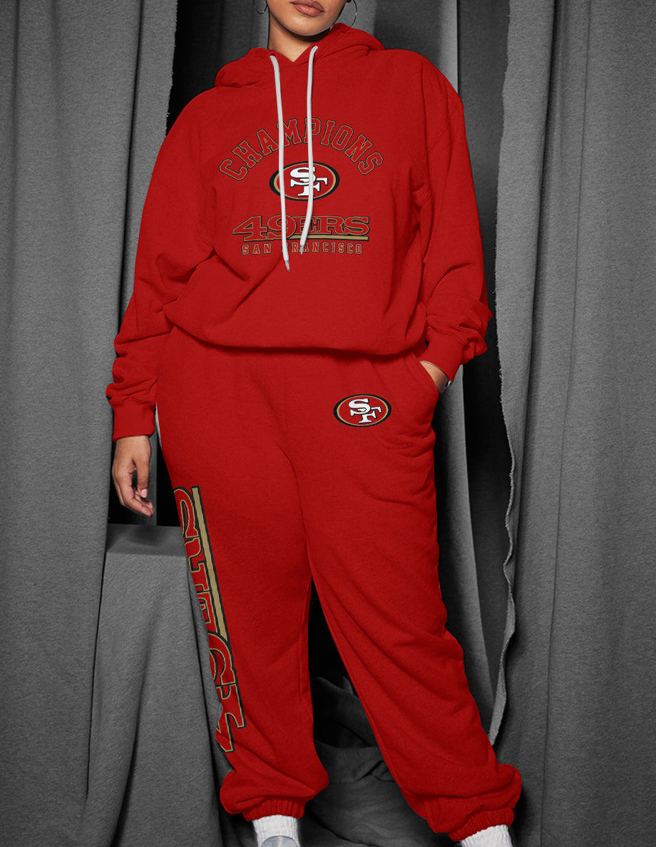 San Francisco 49ers 3D Printed Pullover Hoodie And Sweatpant 2pcs Tracksuits