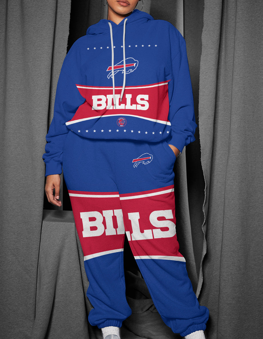 Buffalo Bills 3D Printed Pullover Hoodie And Sweatpant 2pcs Tracksuits