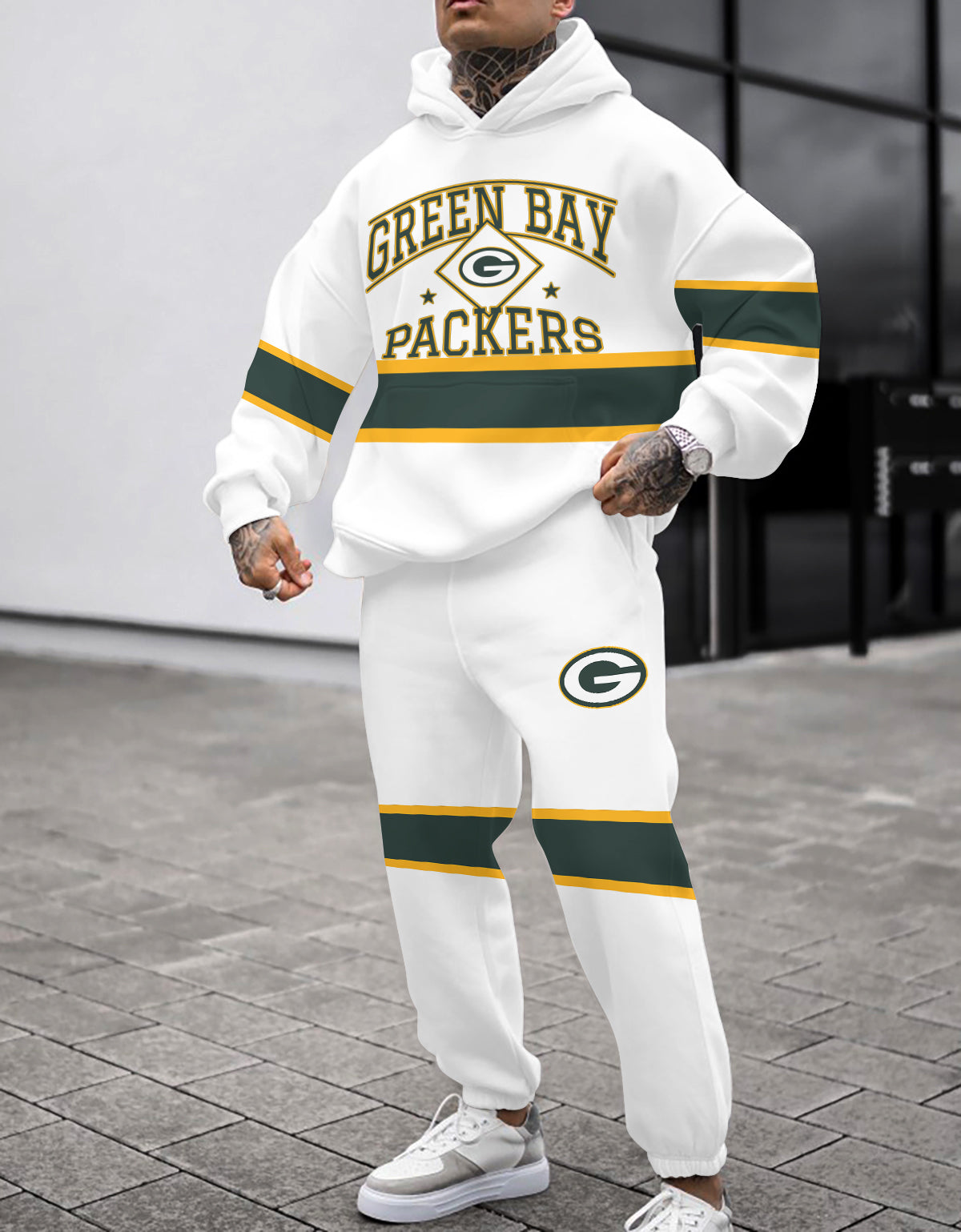 Green Bay Packers 3D Printed Pullover Hoodie And Sweatpant 2pcs Tracksuits