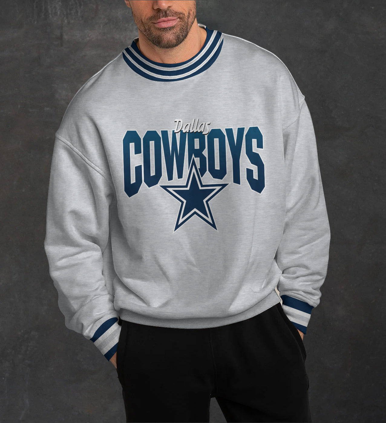 Dallas Cowboys 3D Limited Edition Crew Neck sweatshirt