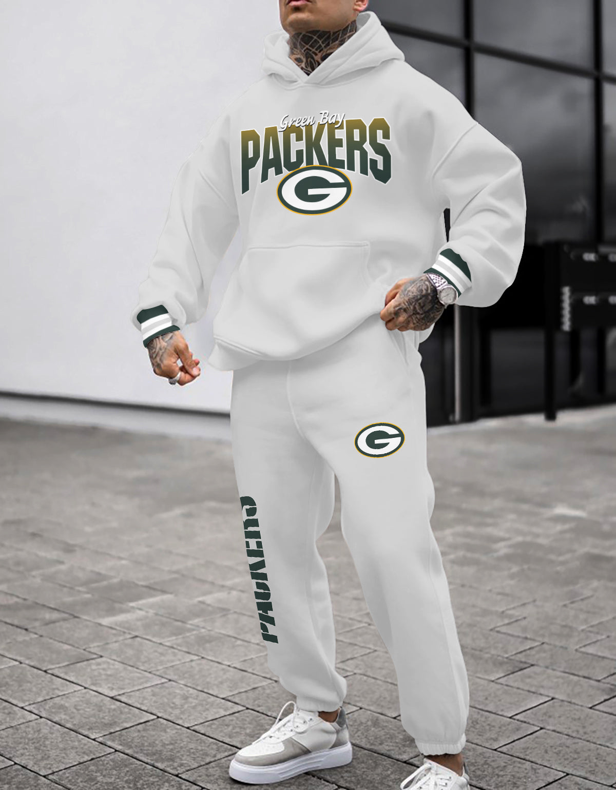 Green Bay Packers 3D Printed Pullover Hoodie And Sweatpant 2pcs Tracksuits