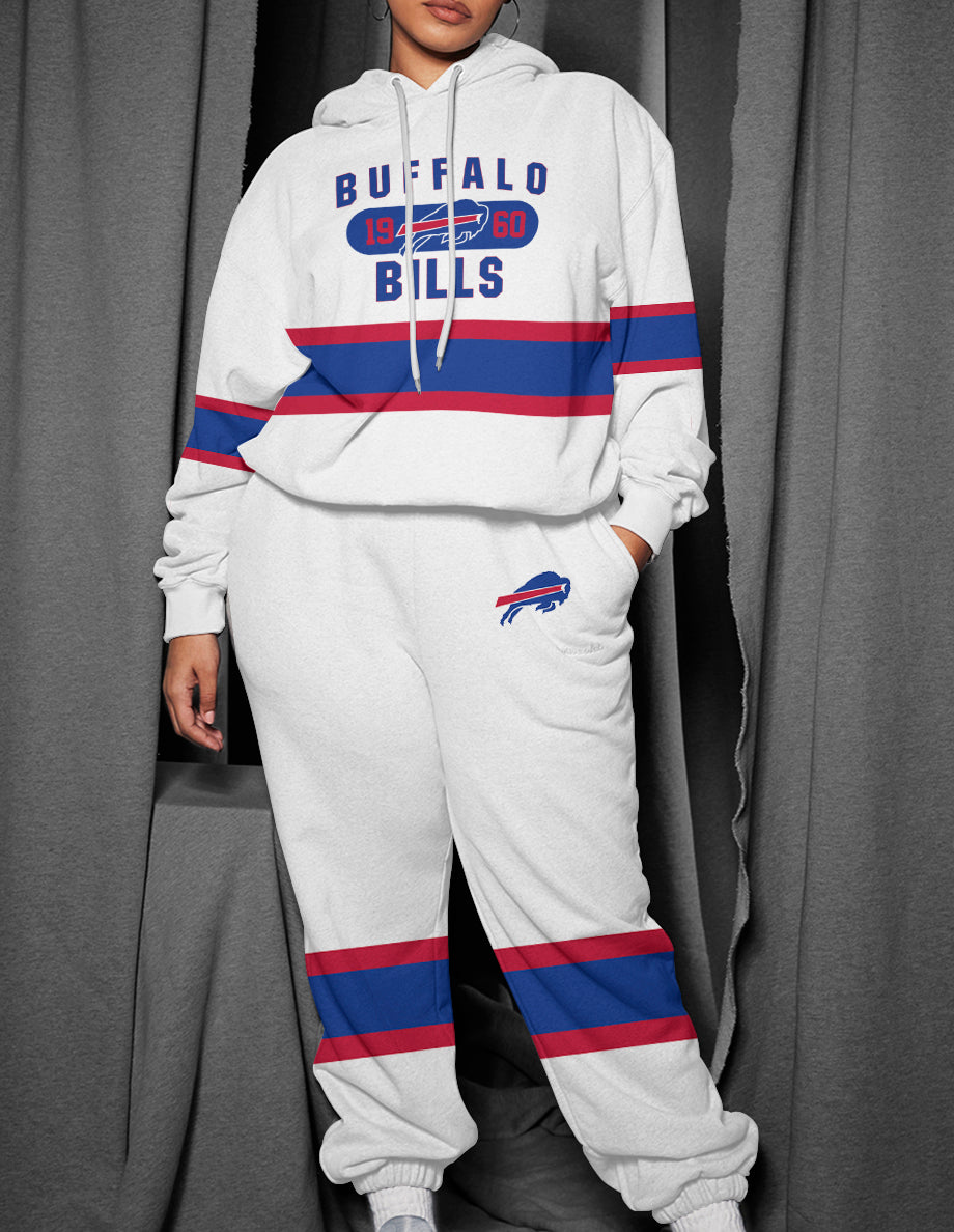 Buffalo Bills 3D Printed Pullover Hoodie And Sweatpant 2pcs Tracksuits