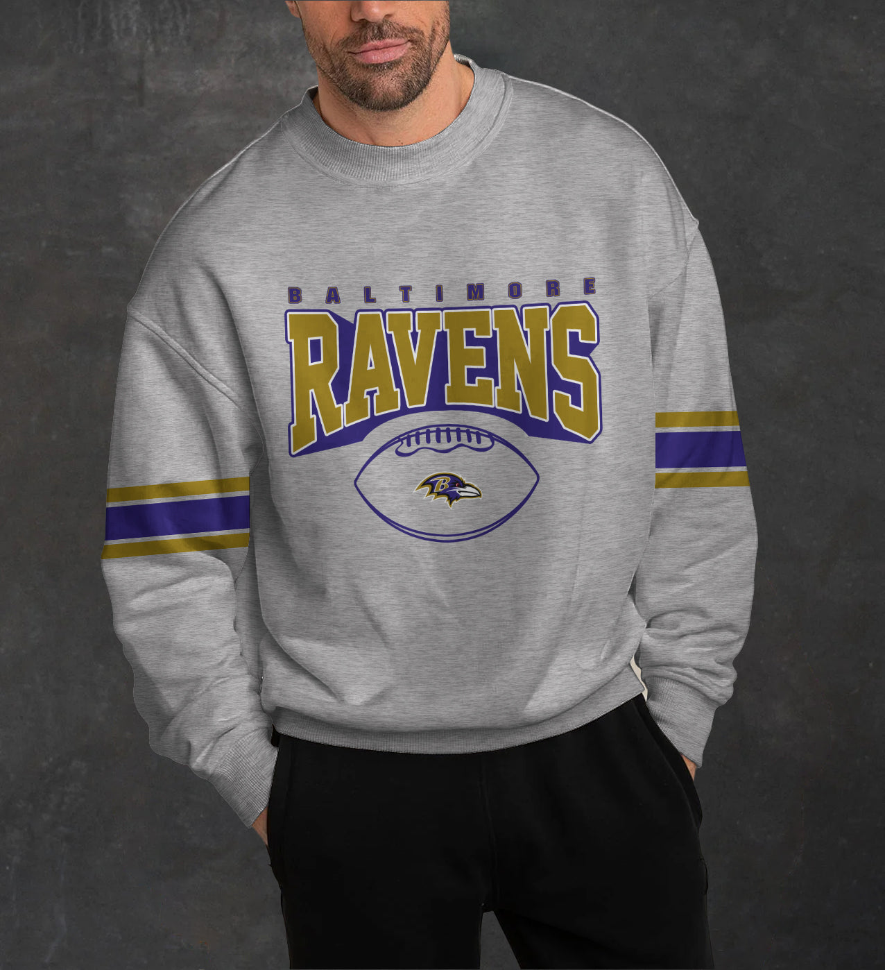 Baltimore Ravens 3D Limited Edition Crew Neck sweatshirt