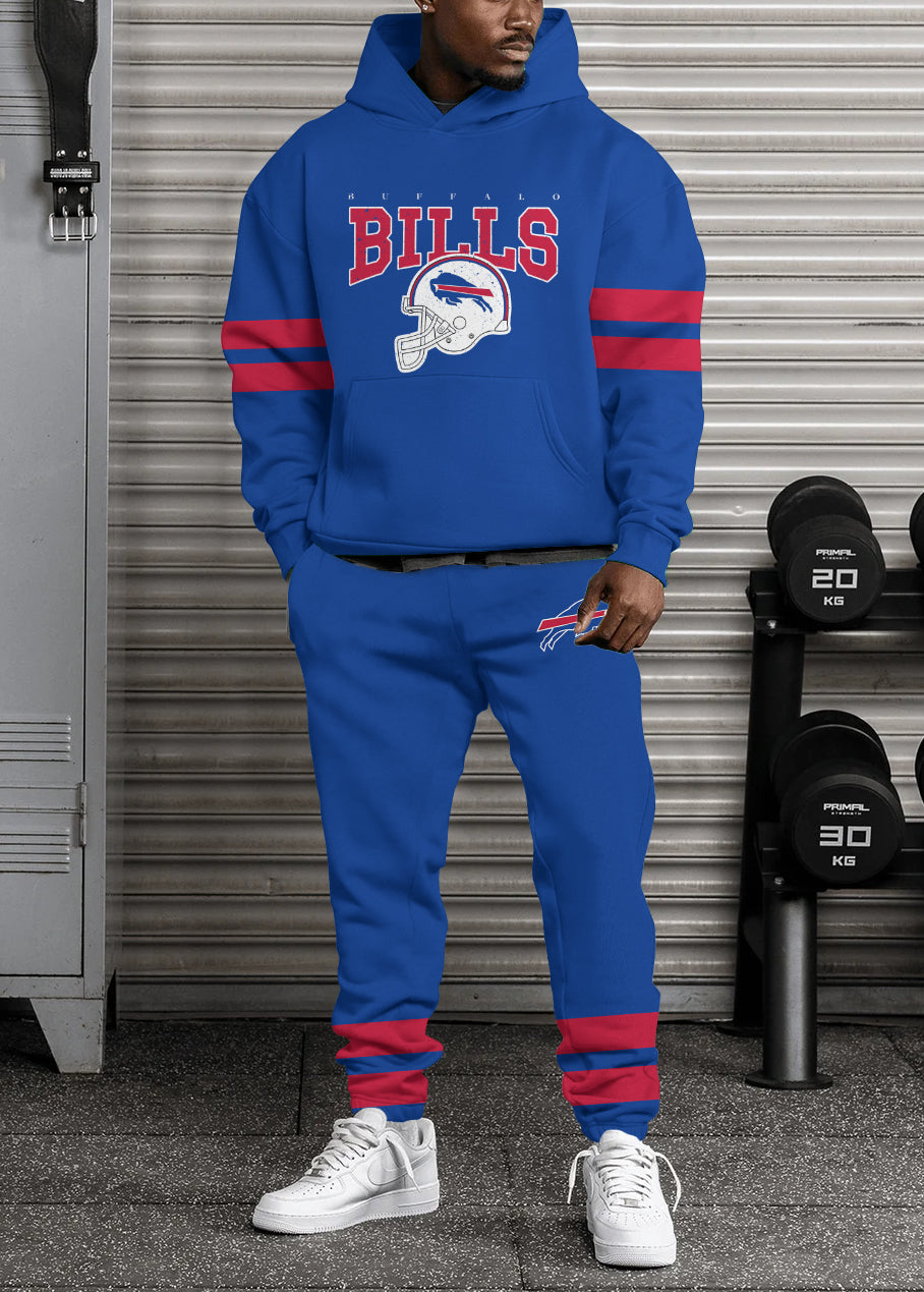 Buffalo Bills 3D Printed Pullover Hoodie And Sweatpant 2pcs Tracksuits