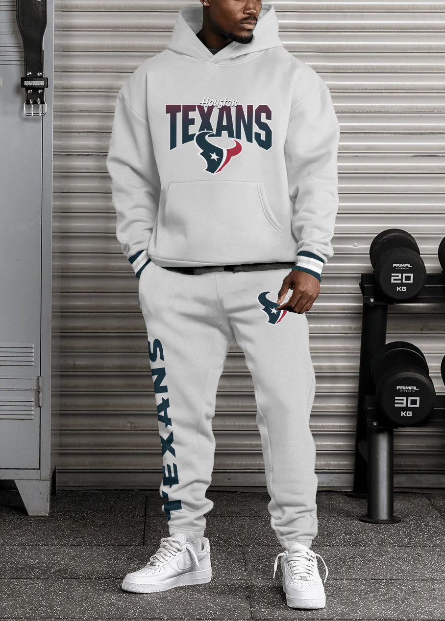 Houston Texans 3D Printed Pullover Hoodie And Sweatpant 2pcs Tracksuits